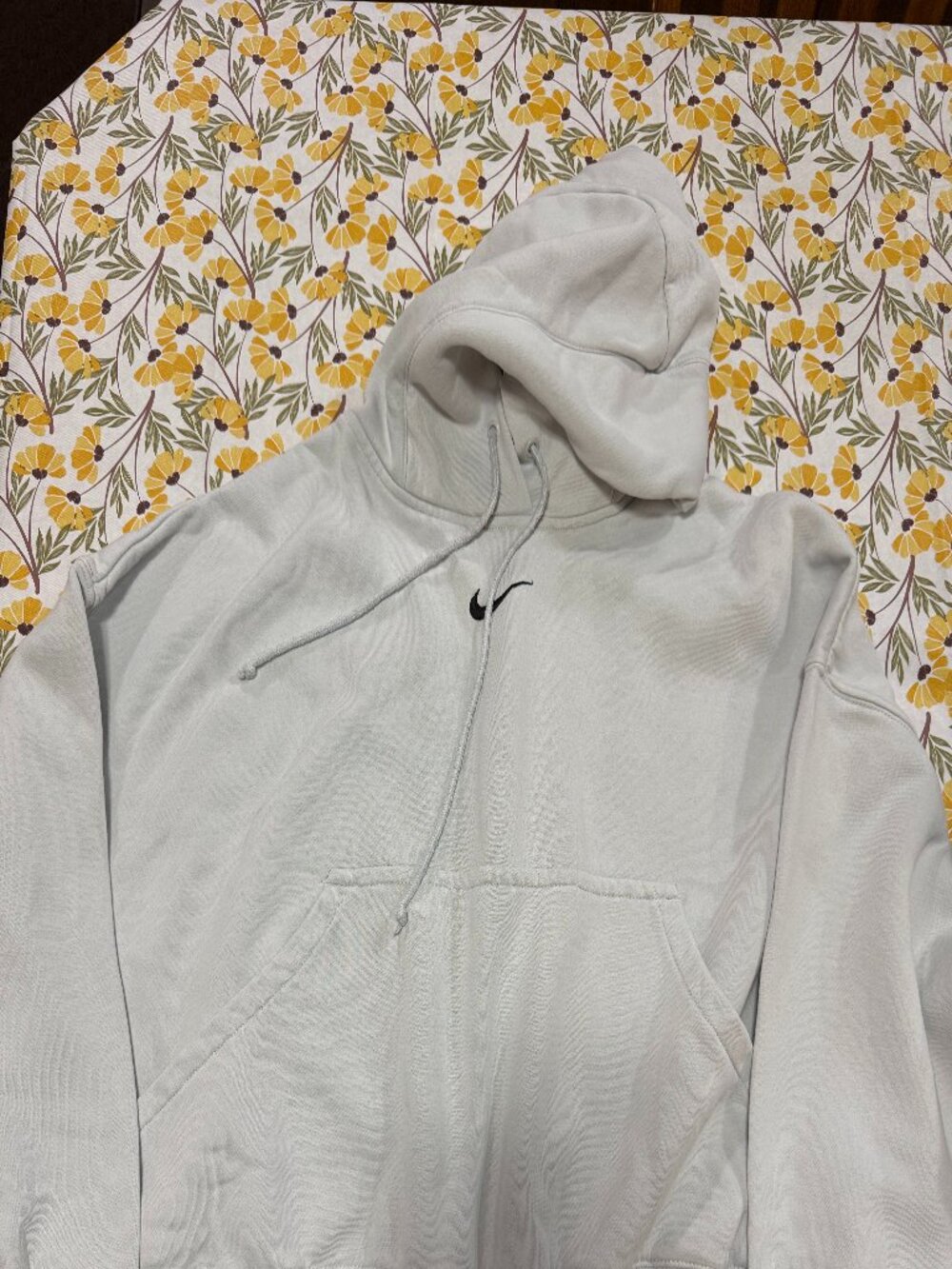 Nike Sportswear Phoenix Fleece Oversized Pullover Hoodie Light Grey Women’s L